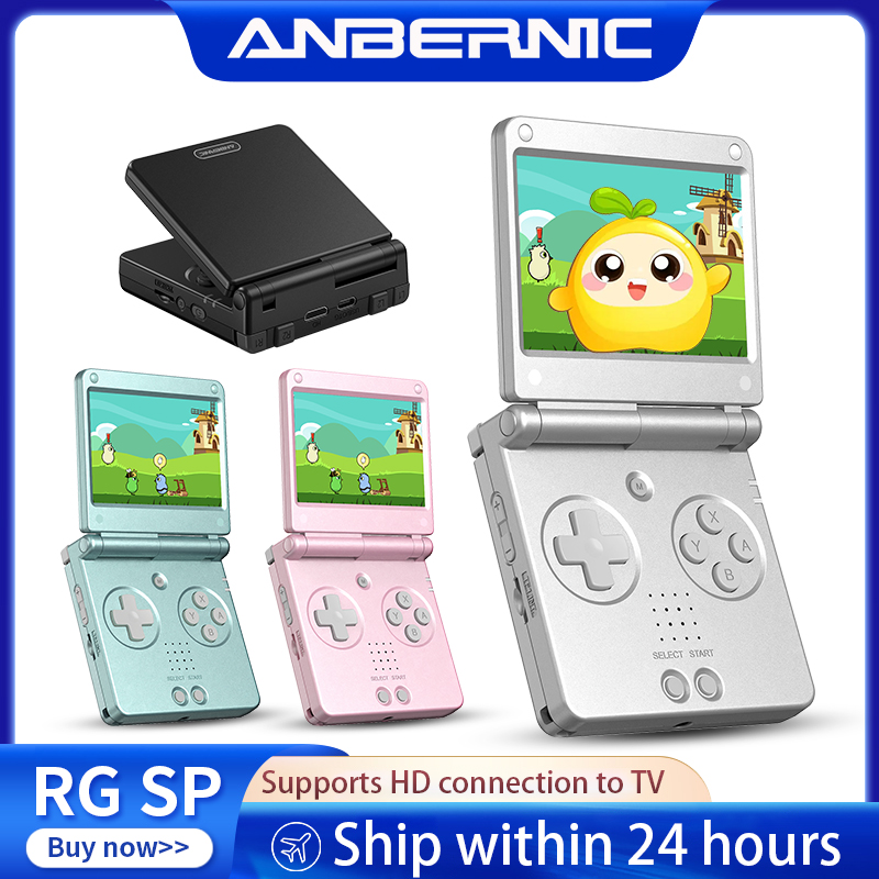 Retro Gaming Kiosk - Anbernic RGSP Flip Retro Handheld-Spielkonsole Linux