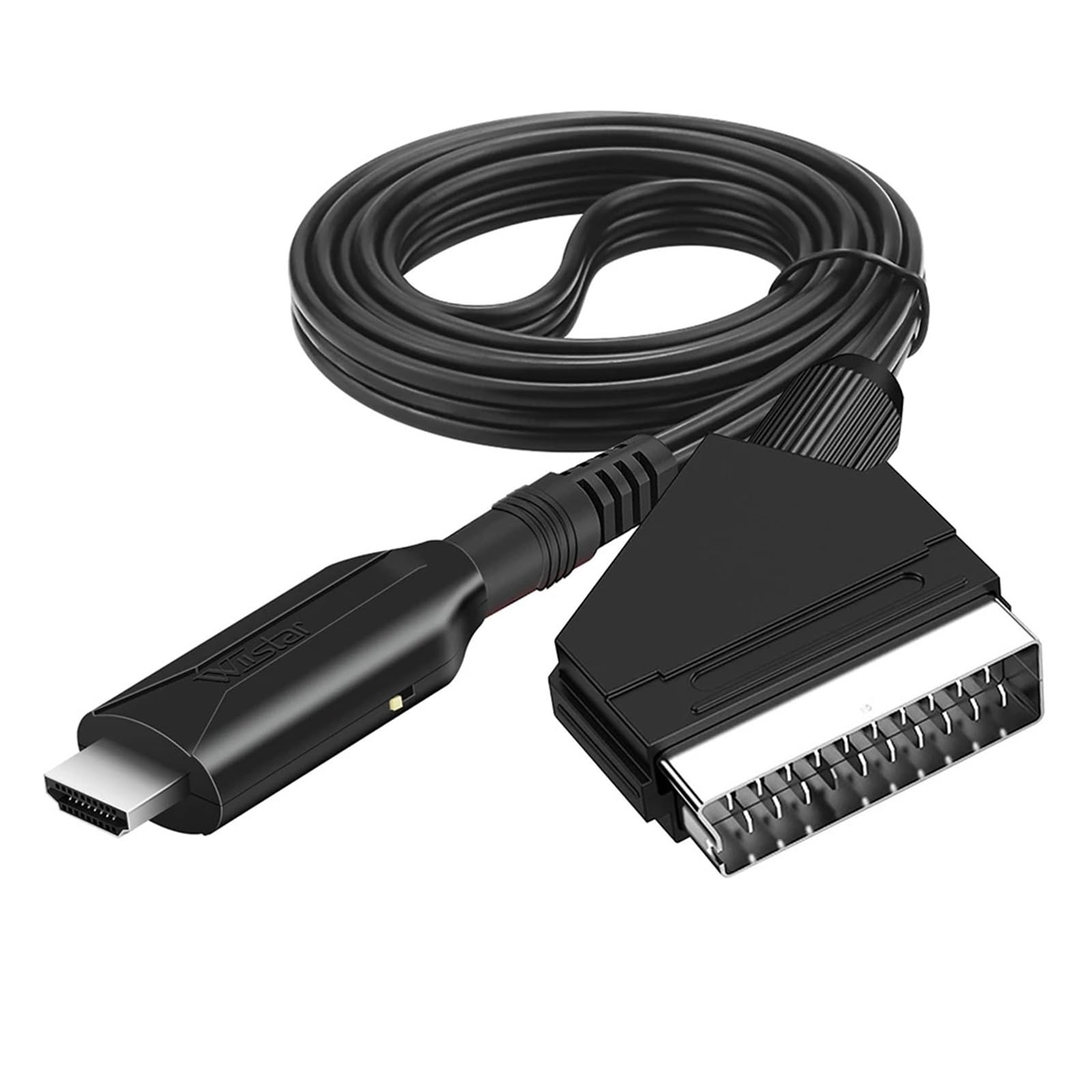 Scart To Hdmi - SCART-zu-HDMI-Konverterkabel Video- & Audio-Adapter unterstützt 720P
