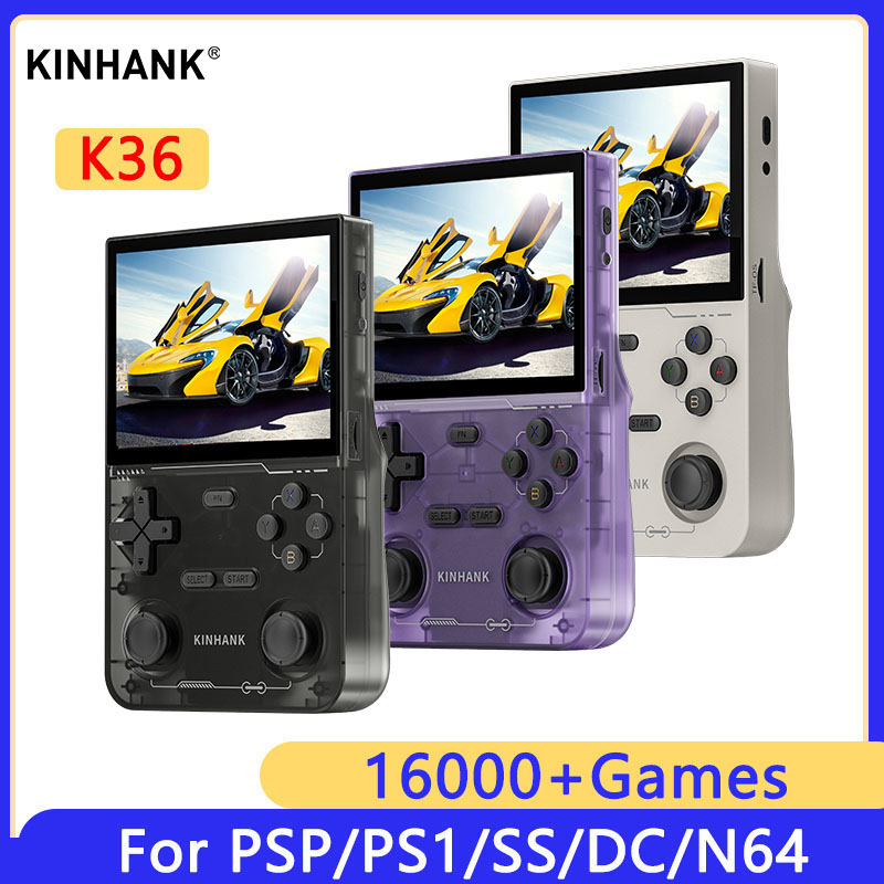 Retro Gaming Kiosk - KINHANK K36 Retro Handheld-Videospielkonsole 500 Nits