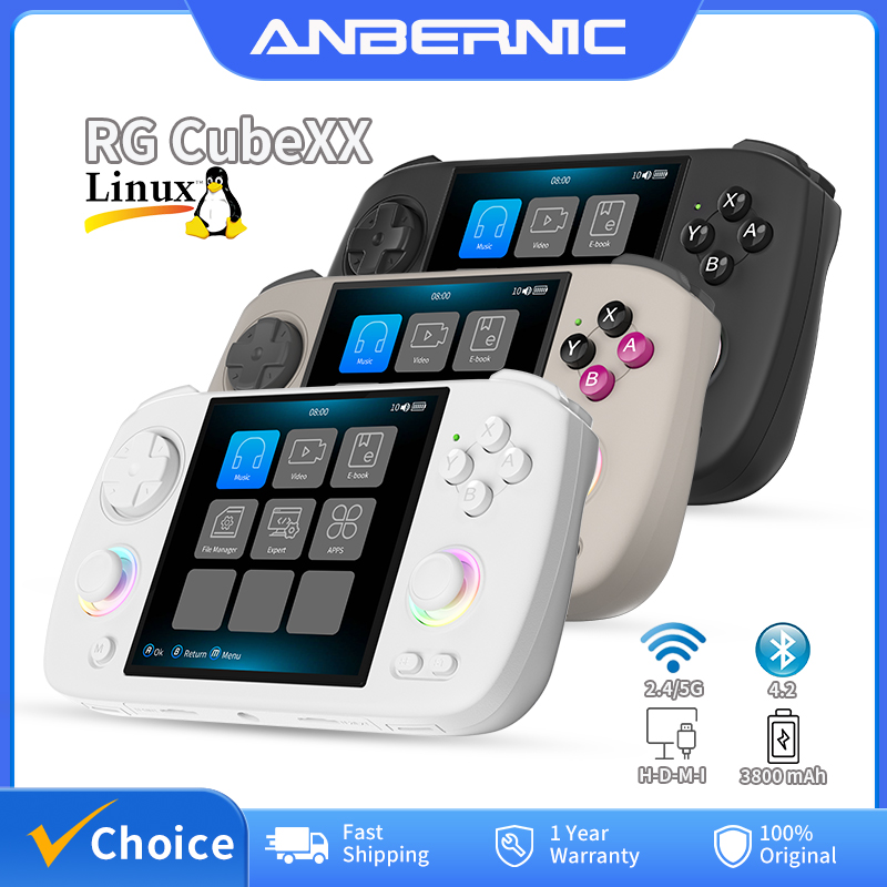 Retro Gaming Kiosk - ANBERNIC RG Cubexx Retro Handheld-Spielekonsole 3,95
