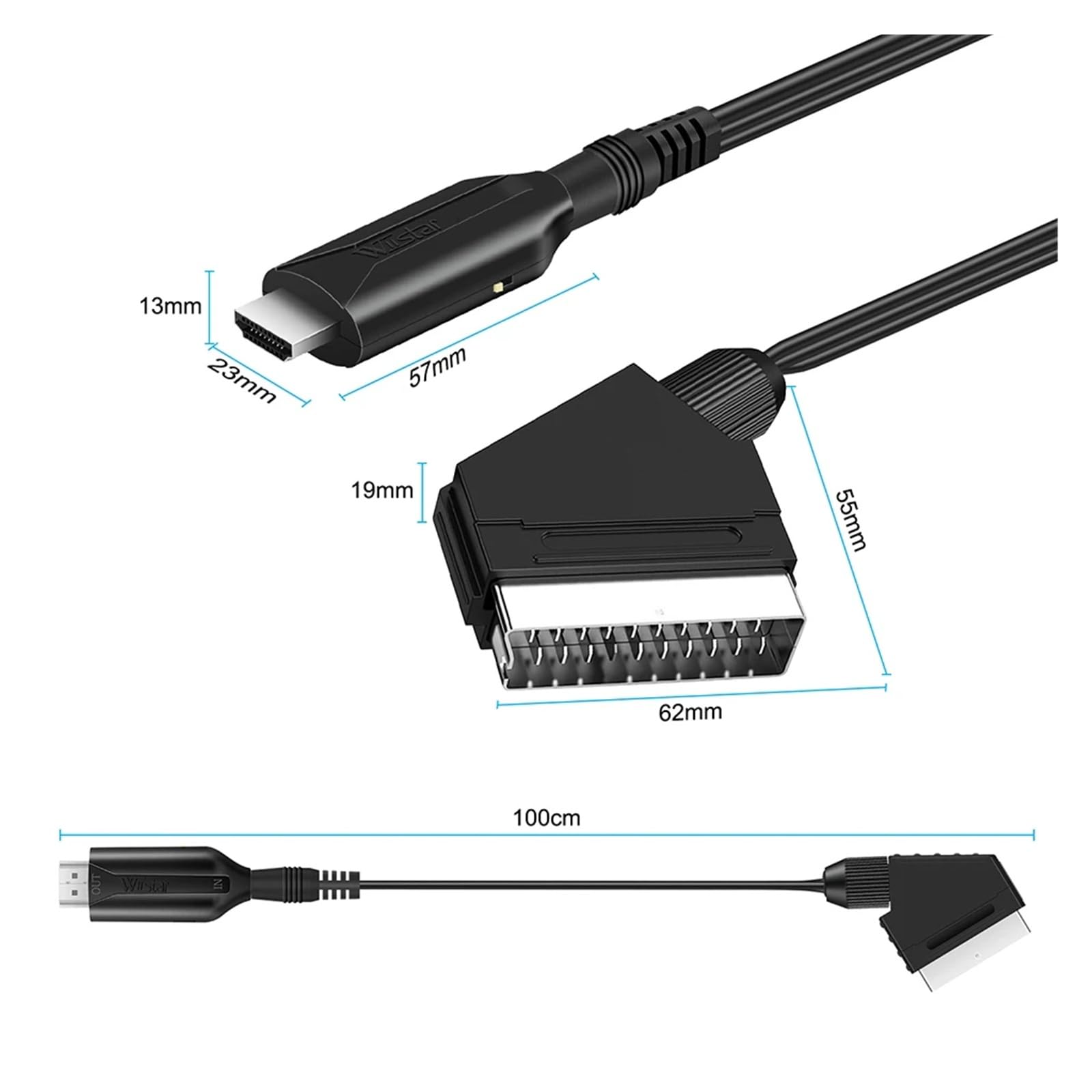 SCART-zu-HDMI-Konverterkabel V – Scart To Hdmi Bewertung und Preis