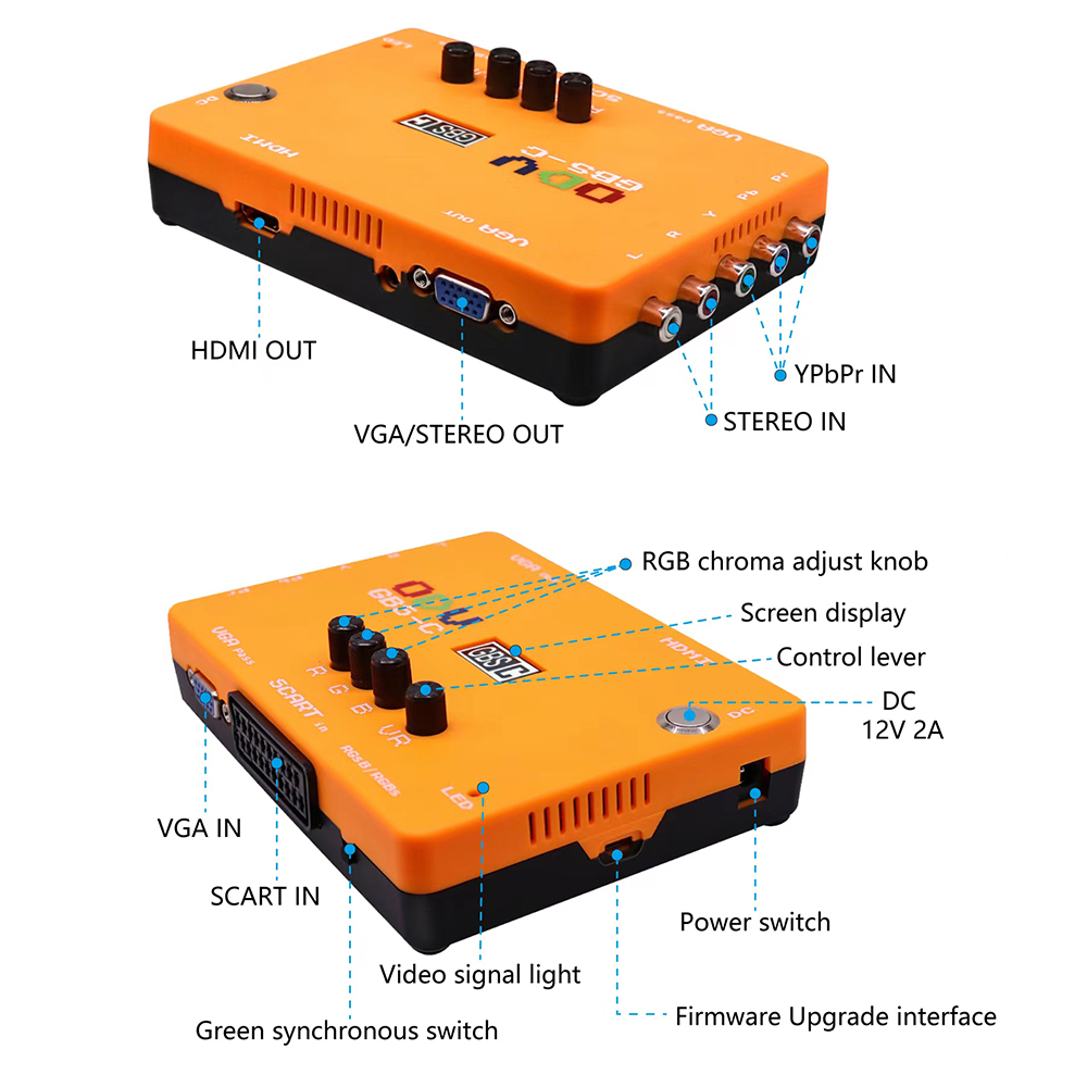 ODV-GBS-C Komponente/VGA/Scart – Scart To Hdmi Bewertung und Preis