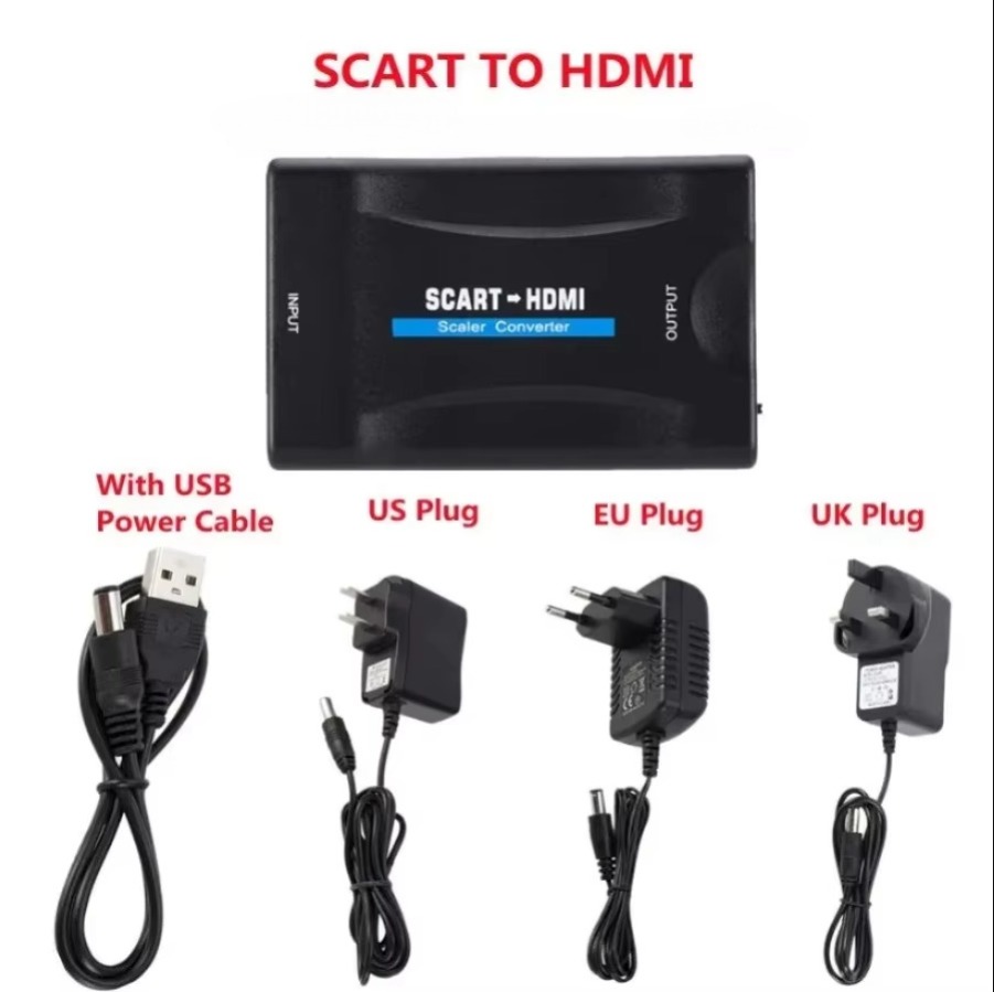 Full HD 1080P SCART zu HDMI-ko – Scart To Hdmi Bewertung und Preis